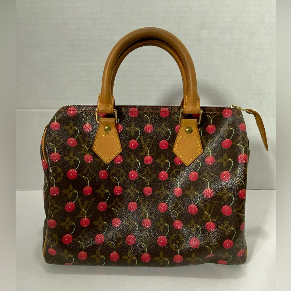 Louis Vuitton LV SPEEDY MONOGRAM CERISE BAG M95009 Cherry Murakami VGC PLS READ! - Picture 3 of 16